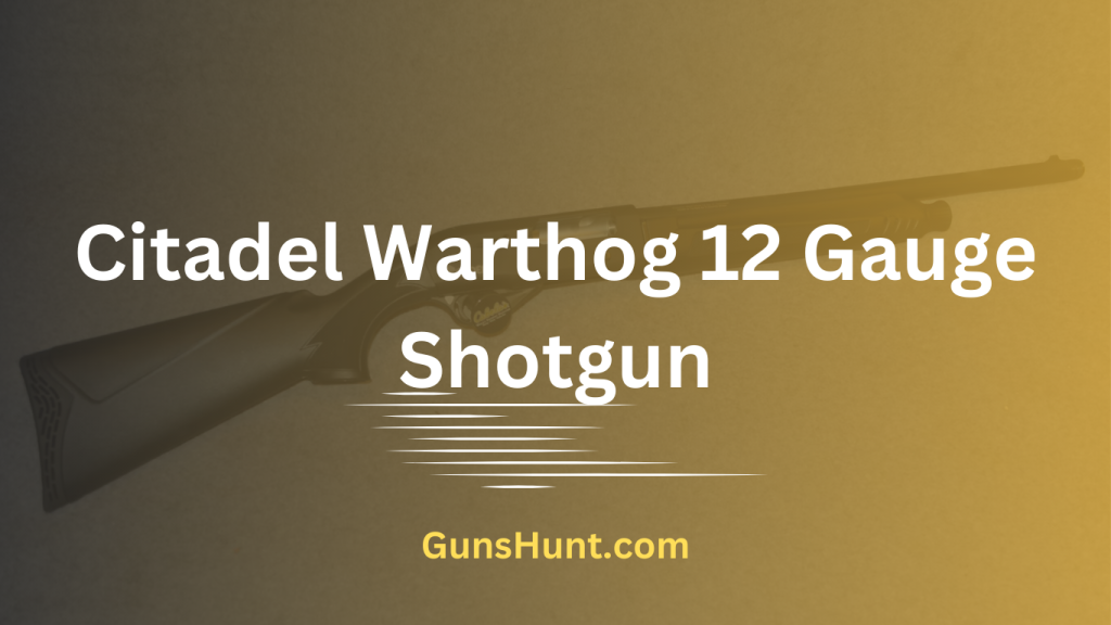 citadel warthog 12 gauge shotgun review - Guns Hunt